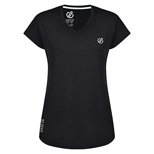Image of Dare 2b Womens Vigilant Lightweight Wicking Active T Shirt Black