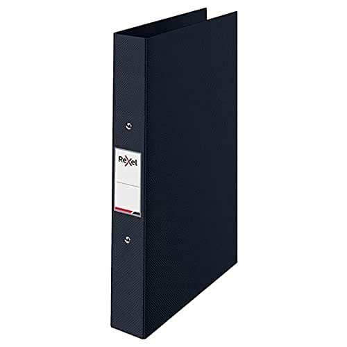 Image of Rexel A4 Ring Binder, Black, 25 mm 2 O-Ring Diameter, Choices, 2115563