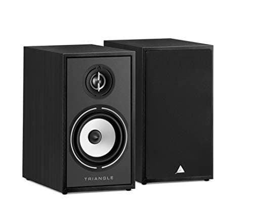 Image of Triangle - BOREA BR02 Hi-Fi Bookshelf Speakers - Power handling 80W - Output 89 dB/W/m - Versatile Music and Home Cinema - 176 x 310 x 274 mm - Black (Pair)
