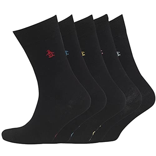 Image of Original Penguin Mens 5 Pack Socks > UK 7-11 EU 41-46