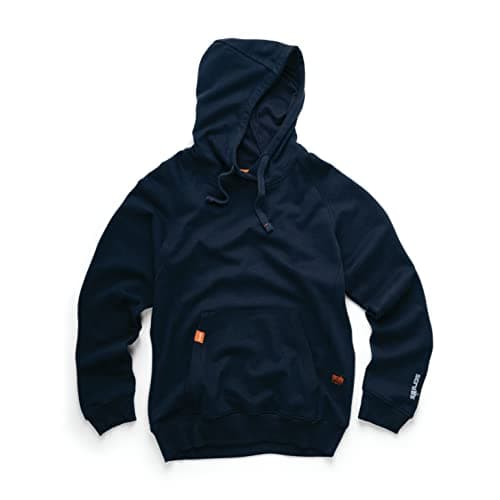 Image of Scruffs Mens Eco Worker Hoodie, Navy, L UK