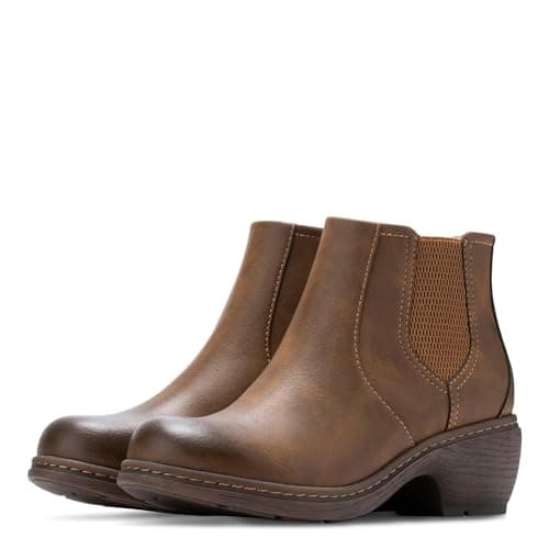 Image of Eastland 1955 Edition Women's Heidi Chelsea Boot, Bomber Brown, 5 UK