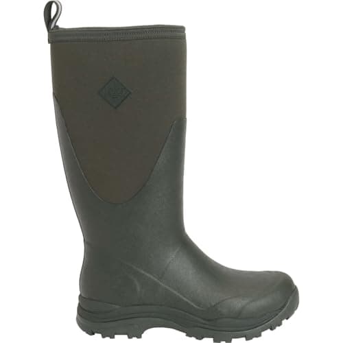 Image of Muck Boots Men's Outpost Fleece Lined Waterproof Pull on Boot, Moss, 9