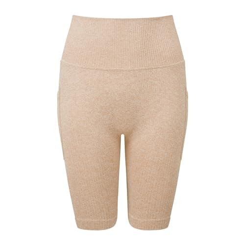 Image of Tri Dri Womens/Ladies Melange Melange Seamless 3D Cycling Shorts (M) (Nude)