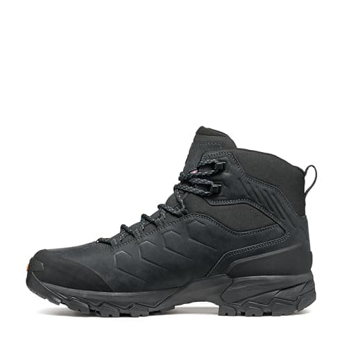Image of SCARPA Men's Moraine Polar GTX Waterproof Gore-Tex Insulated Boots for Backpacking & Hiking, Dark Anthracite/Ocean, 10-10.5
