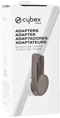 Image of Cybex Gold Car Seat Adapters, Small, Connect Cybex/gb Car Seats to Balios S/Talos S Pushchair Frames, Black (Package may vary)
