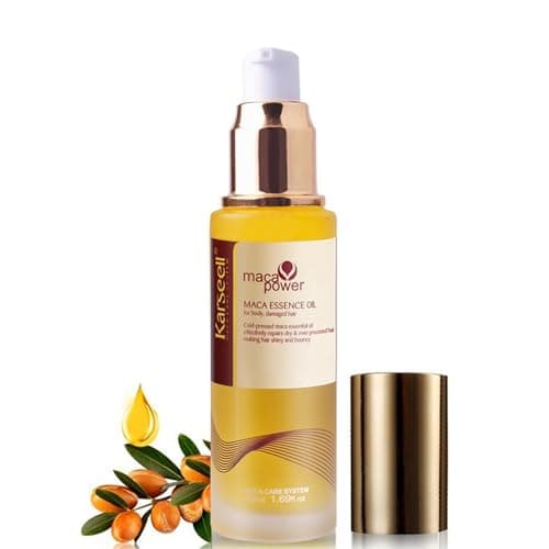 Image of Karseell Hair Oil Moroccan Argan Oil for Hair & Skin, Cold Pressed Argan Oil Hair Oil for Dry Damaged Hair All Hair Types 50ml