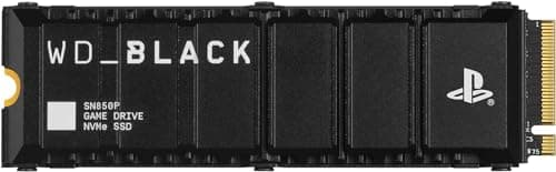 Image of WD_BLACK SN850P 8TB PS5 SSD, Officially Licensed for PlayStation 5, Read Speeds Up to 7200 MB/s, M.2 2280 PCIe NVMe, Exclusive Heatsink Design, Internal Gaming SSD