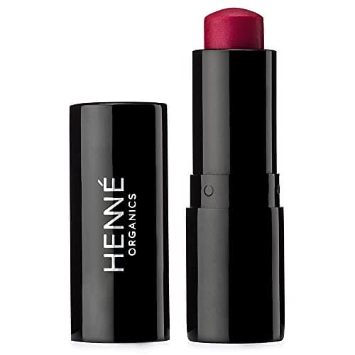 Image of Henné Organics Luxury Lip Tint - Moisturizing, Sheer Natural Color - Blissful (Raspberry)
