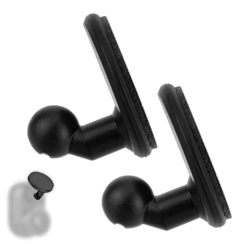 Image of 2pcs Adhesive Mount Dashcam, Plastic Windshield Mounting Replacement Compatible with Dash Cam 45/46/47/55/56/57 65W/66W/67W Mini 2 Mini 3 Tandem X110/X210/X310 Accessories
