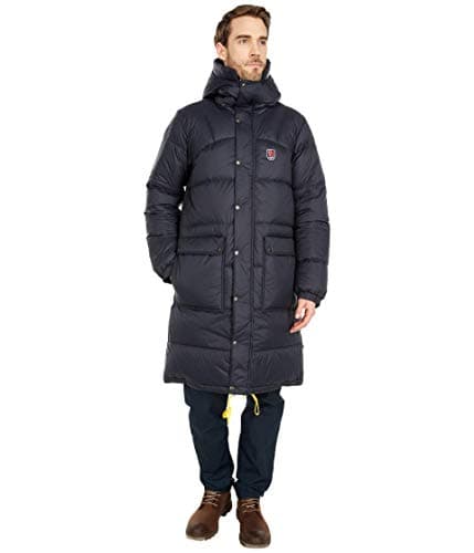 Image of FJALLRAVEN Men's Expedition Long Down M Parka, Black, L UK