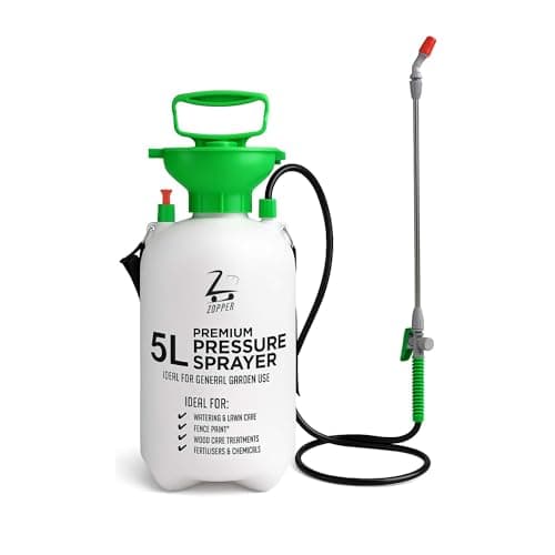Image of Garden Pressure Spray Bottle 5 Litre Pump Action Water Sprayer For Outdoor Plants, Cleaning, Garden, Fertilisers, Pesticides & Weed Killers - By ZOPPER