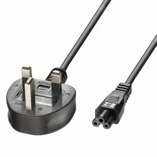 Image of Mr. Gadget Solution® Mr.Gadget Solutions New! C5 Power Cable Cloverleaf For LG TV 55LA6205 UK Lead 2m/6.5ft
