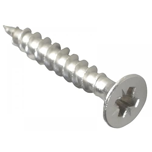 Image of ForgeFix Multi-Purpose Single Thread Screws | 4.0 x 25mm | A2 Stainless Steel | Box 200
