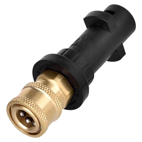 Image of Pressure Washer Gun Quick Connect Adapter for Karcher with 1/4'' Quick Connect Female Fitting Universal Quick-Fitting Adaptor compatible with K Series, K2, K3, K4, K5, K6, K7