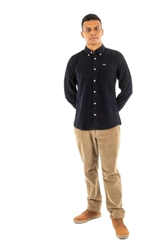 Image of Barbour Ramsey Tailored Shirt mi32 Navy/Red, blue, XXL