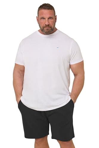 Image of BadRhino Big & Tall Texture Jersey Shorts - Men's - Plus Size Curve Black
