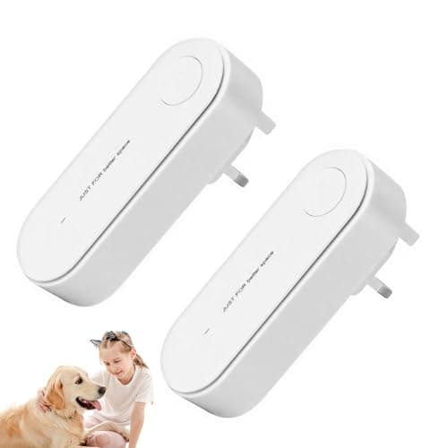Image of 2PCS Ionic Air Purifier Plug in UK Portable Negative Ion Air Generator Whisper Quiet Instantly Cleans Air Purifica for Home Bedrooms, Toilets, Living Rooms, Bathrooms, Closets, And Pet Rooms