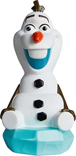 Image of Frozen Disney Olaf Kids Bedside Night Light and Torch Buddy by GoGlow, White