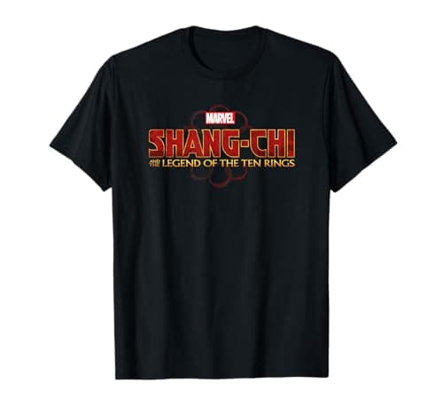 Image of Marvel Shang Chi and the Legend of the Ten Rings Logo T-Shirt