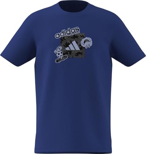 Image of adidas Unisex Kids CAMO Graphic T-Shirt Junior, Team Royal Blue, 11-12 Years