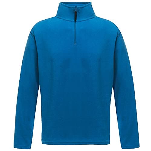 Image of Regatta Mens Professional Micro Zip Neck Fleece, Black, S EU