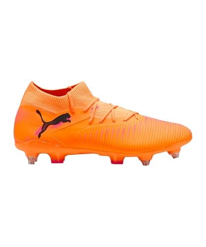 Image of PUMA Unisex Future 8 Match Mixed Soft Ground Football Boots, Heat Fire-PUMA Black-Ravish, 6 UK