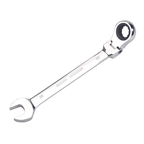 Image of 通用 FLZOSPER 22mm Metric Flex-Head Gear Wrench,Box End Head 72-Tooth Ratcheting Combination Wrench Spanner