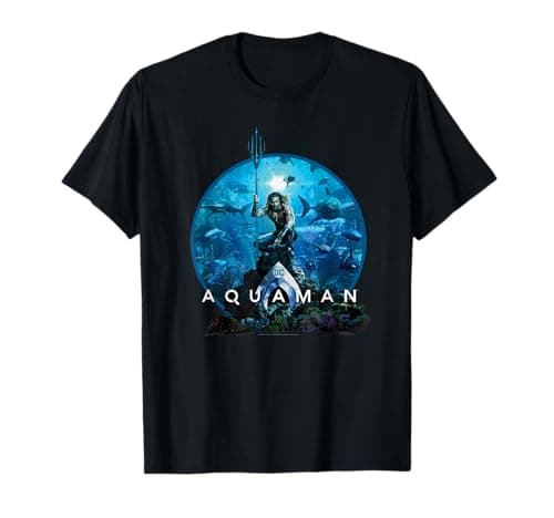 Image of Aquaman Circle Poster T-Shirt