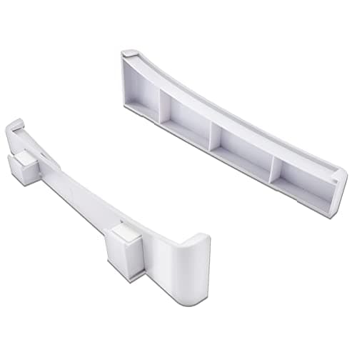 Image of Create idea Set of 2 Horizontal Stands Compatible with PlayStation 5 Disc & Digital Consoles Base Stand Holder with Anti-slip Mats White