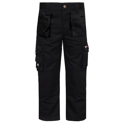 Image of TuffStuff Unisex Kids 711j Junior Childs Pro Work Trouser, Black, 3-4 Years UK