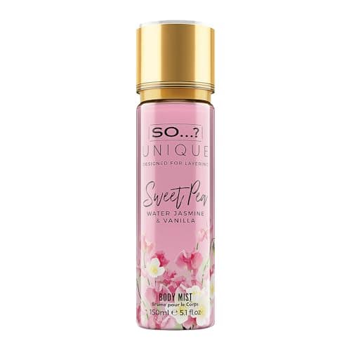 Image of So…? Unique Womens Vegan Sweet Pea Body Mist Fragrance Spray 150ml