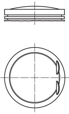 Image of Mahle 028 PI 00128 001 Piston & Rings