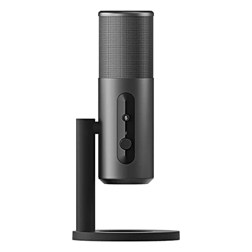Image of EPOS B20 Streaming Microphone - 2.9m Cable USB-C Computer Microphone for Gaming - PC & Laptop Connection with Audio Controls - Compatible with PC, Mac, and PS4/5 - Desk Stand Included