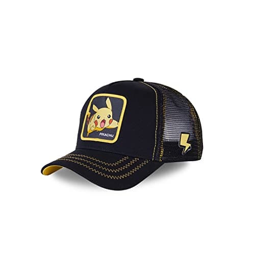 Image of Capslab Pikachu Trucker Cap Pokemon Black - One-Size
