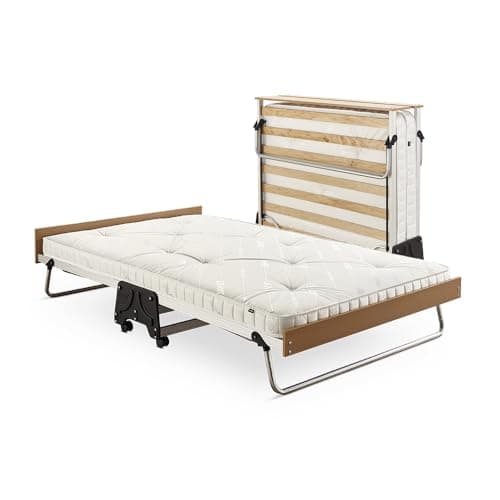 Image of JAY-BE J-Bed Folding Bed with Anti Allergy Micro e-Pocket Mattress, Compact, Small Double, 120 x 190 cm