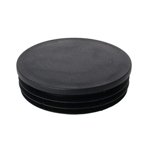 Image of MroMax 100mm Blanking Cap, Soil Pipe Cap, Tubing Plug Post End Caps for Pipe, Drain End Pipe Black