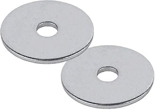 Image of TERF® 15 Pcs Zinc Plated Steel M12 / 12mm X 50mm Flat Repairs Penny Washers Mudguard Fender Washer 12mm Hole and 50mm Out Side Large Diameter