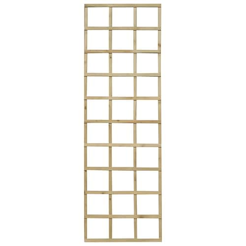 Image of Wooden Trellis Panel 1800 x 600mm – Smooth Planed Timber Garden Trellis for Climbing Plants & Wall Support