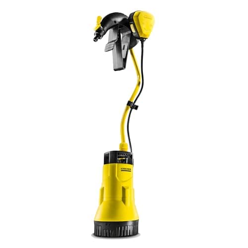 Image of Kärcher Single Plastic Barrel Pump BP 1 Barrel (Irrigation with Rainwater, 400 Watt, 3800 l/h), Yellow