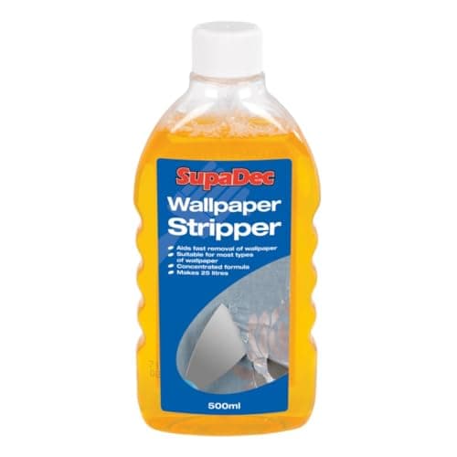 Image of SupaDec Wallpaper Stripper – 500ml | Concentrated Wallpaper Remover Solution | Makes Up to 25 litres | Removes Most Types of Wallpaper | Effective & Easy Removal Wallpaper Stripper