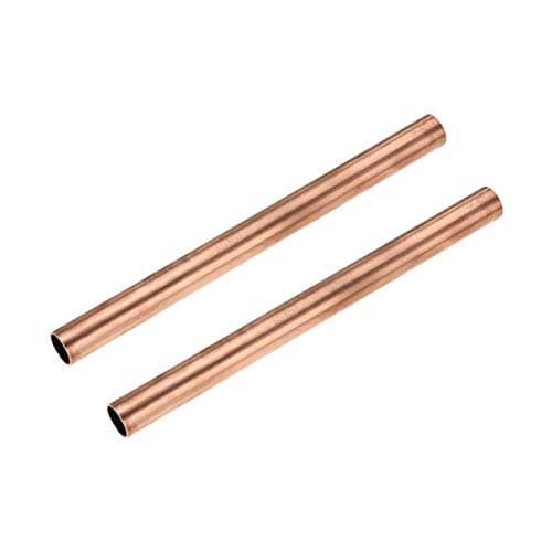 Image of sourcing map Copper Round Tube, 16mm OD 1mm Wall Thickness 200mm Length Straight Pipe Tubing 2 Pcs