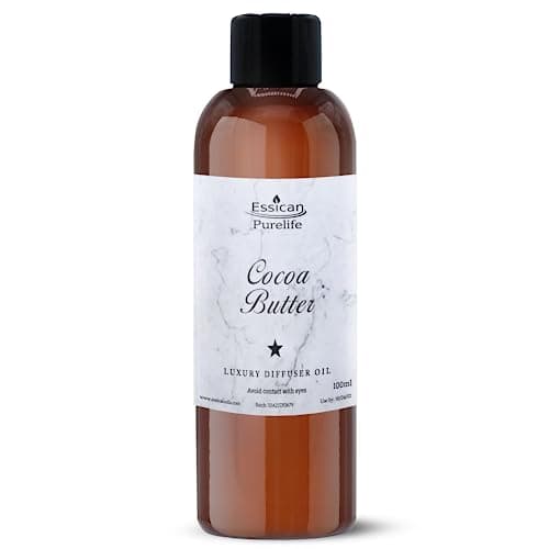 Image of Reed Diffuser Oil - Reed Diffuser Refill, Luxury Oil Diffusers, Aromatherapy Diffuser Oils Fragrance, Perfect for Reed Diffusers for Home, Oil for Diffuser Home Fragrance - Cocoa Butter (100 ml)