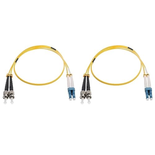 Image of sourcing map 2Pcs 3.3Ft Single-Mode Duplex Fiber Optic Patch Cable LSZH Fiber Jumper Optical LC to ST for Data Centers Router Switches Transceivers