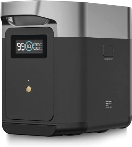Image of EF ECOFLOW EcoFlow DELTA 2 Extra Battery, 1kWh Added Capacity for Home Backup Power, the product is unused, only part of the packaging is defective (Renewed)