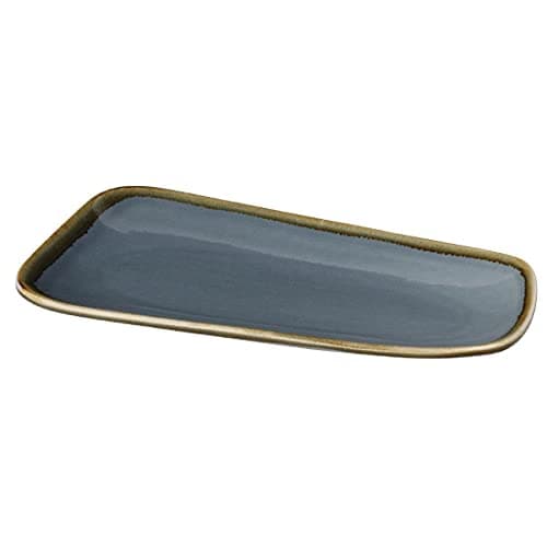Image of Olympia Kiln Platters Ocean 295mm (4 Pack) - Rectangular Serving Plates for Restaurants, Cafes, Dishwasher Safe CP171