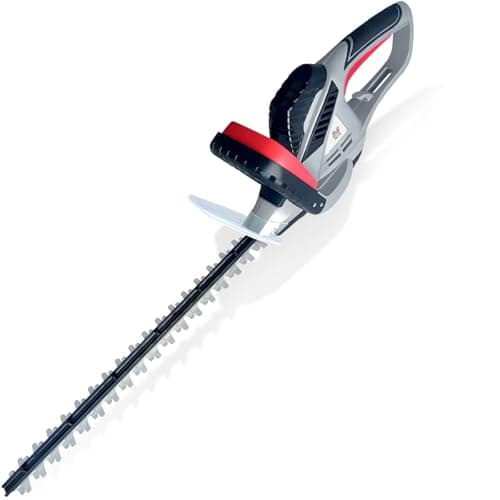 Image of NETTA 600W Corded Hedge Trimmer & Electric Hedge Cutter - 55cm Diamond Blade, 16mm Tooth Opening - Ultra-Light 2.5kg tree Cutter Machine & Bush Trimmer with 6m Cable & Two-Way Safety Switch