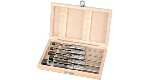 Image of Draper 40406 Hollow Square Mortice Chisel and Bit Set, 5 Pieces , Blue