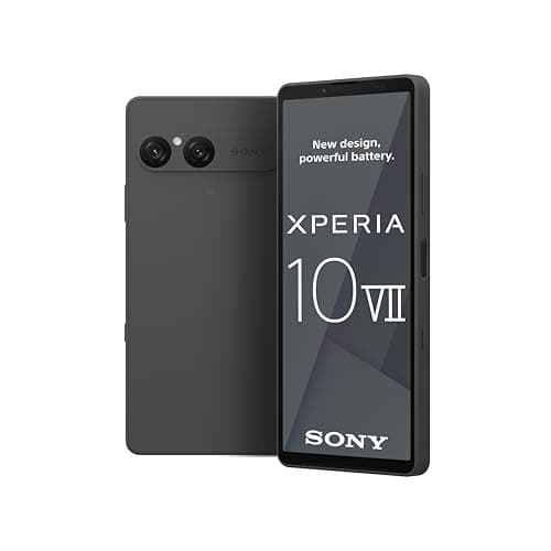 Image of Sony Xperia 10 VII – 6.1" 19.5:9 OLED display with 120 Hz, 5,000 mAh battery, 16 mm ultra-wide-angle lens, 3.5 mm audio jack, Android 15, IP65/68, Dual SIM hybrid, Charcoal Black