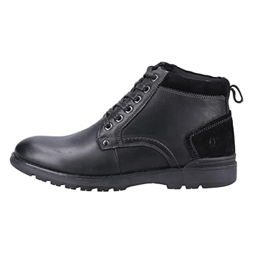Image of Hush Puppies Mens Dean Chukka Boot, Black, 10 UK